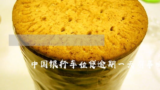 中国银行车位贷逾期一天有事吗 中国银行车位贷逾期一天有事吗