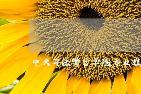 中央司法警官学院专业推荐 中央司法警官学院专业推荐