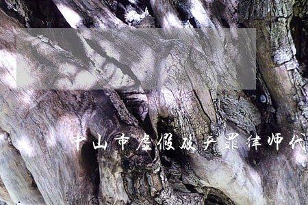 中山市虚假破产罪律师代理诉讼