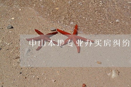 中山本地专业办买房纠纷律师