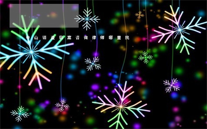 中山请盗窃案咨询律师哪里找
