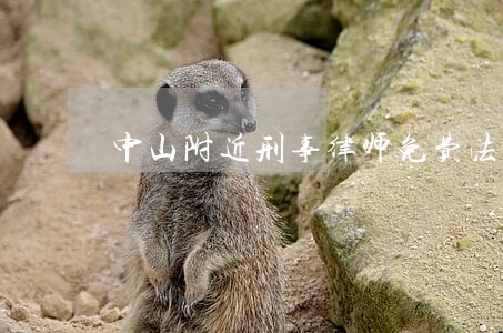 中山附近刑事律师免费法律咨询 中山附近刑事律师免费法律咨询