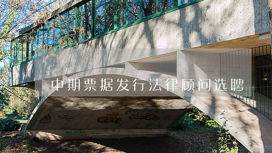 中期票据发行法律顾问选聘