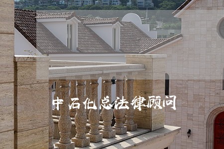 中石化总法律顾问 中石化总法律顾问