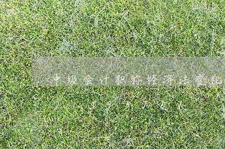 中级会计职称经济法变化大吗/2023021593767 中级会计职称经济法变化大吗/2023021593767