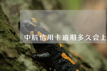 中航信用卡逾期多久会上征信 中航信用卡逾期多久会上征信