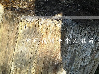 中行信用卡个人银行逾期图片 中行信用卡个人银行逾期图片