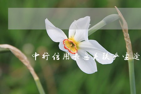 中行信用卡无关联产生逾期