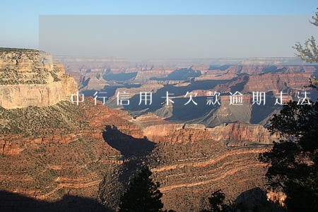 中行信用卡欠款逾期走法律 中行信用卡欠款逾期走法律