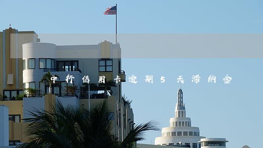 中行信用卡逾期5天滞纳金 中行信用卡逾期5天滞纳金
