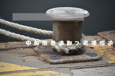 中邮消费逾期7天清偿逾期欠款 中邮消费逾期7天清偿逾期欠款