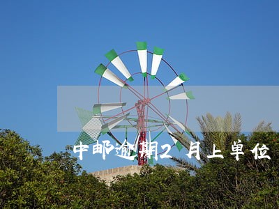 中邮逾期2月上单位 中邮逾期2月上单位
