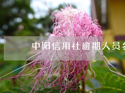 中阳信用社逾期人员名单第二批 中阳信用社逾期人员名单第二批