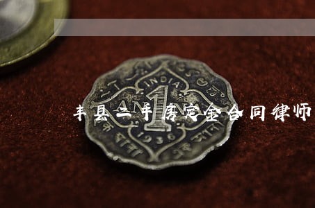 丰县二手房定金合同律师