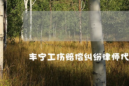 丰宁工伤赔偿纠纷律师代理 丰宁工伤赔偿纠纷律师代理