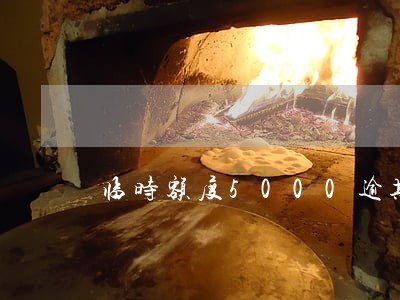 临时额度5000逾期违约金 临时额度5000逾期违约金