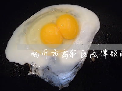 临沂市高新区法律顾问 临沂市高新区法律顾问