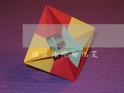 临沭法院杨化芝 临沭法院杨化芝