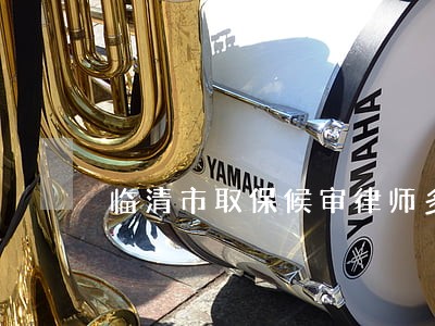 临清市取保候审律师多少钱 临清市取保候审律师多少钱