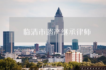 临清市遗产继承律师 临清市遗产继承律师