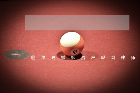 临漳县婚姻资产规划律师 临漳县婚姻资产规划律师