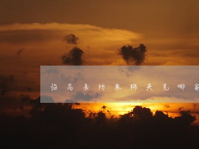 临高县防寒棉夹克哪家好 临高县防寒棉夹克哪家好
