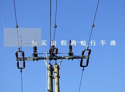 为买房假离婚行不通