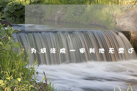 为何法院一审判他无需还款 为何法院一审判他无需还款