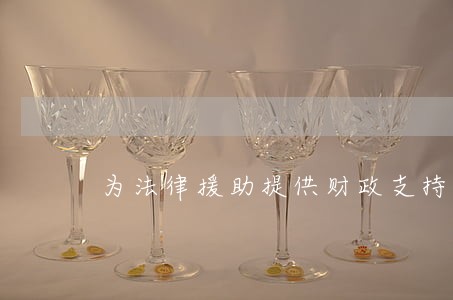 为法律援助提供财政支持保障法律