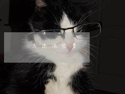 为违法收费 为违法收费