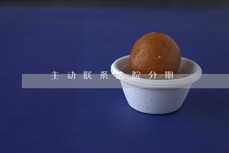 主动联系法院分期 主动联系法院分期