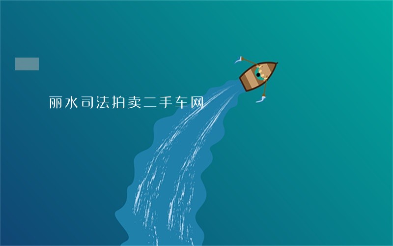 丽水司法拍卖二手车网