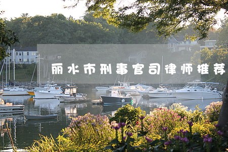 丽水市刑事官司律师推荐诚信为本 丽水市刑事官司律师推荐诚信为本