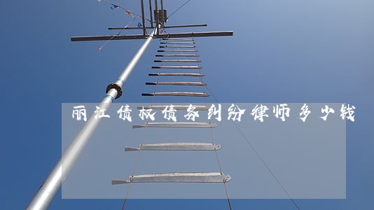 丽江债权债务纠纷律师多少钱 丽江债权债务纠纷律师多少钱