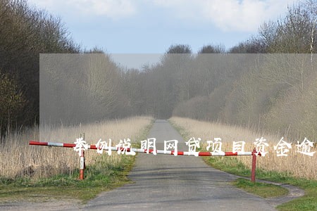 举例说明网贷项目资金逾期率 举例说明网贷项目资金逾期率