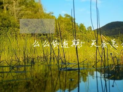 么么贷逾期5天会怎么样 么么贷逾期5天会怎么样