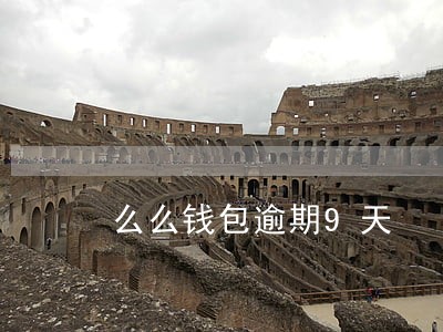 么么钱包逾期9天 么么钱包逾期9天