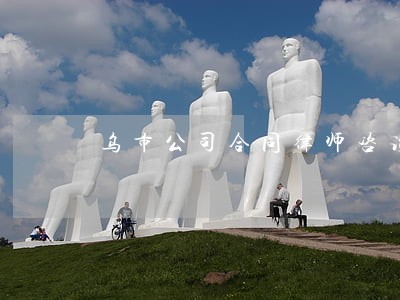 乌市公司合同律师咨询 乌市公司合同律师咨询