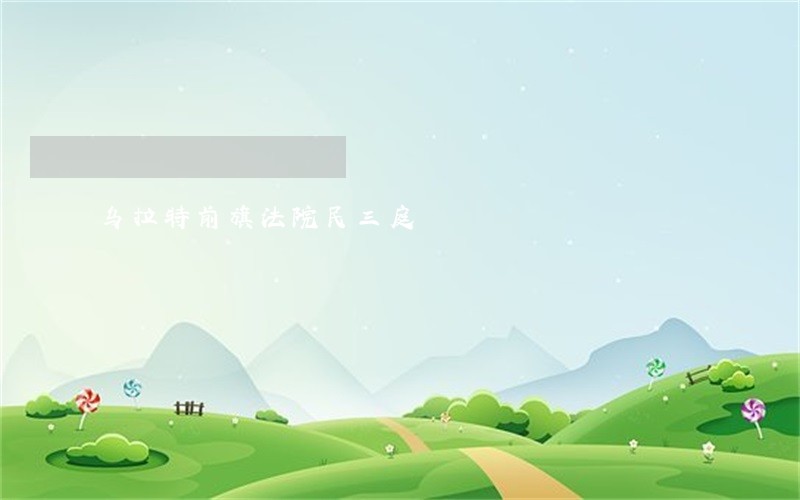 乌拉特前旗法院民三庭
