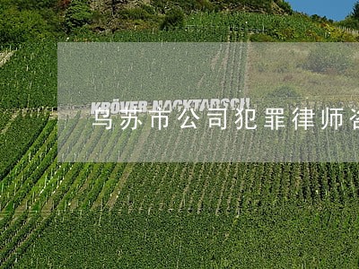 乌苏市公司犯罪律师咨询电话 乌苏市公司犯罪律师咨询电话