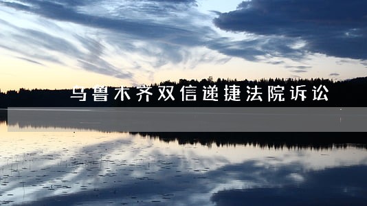 乌鲁木齐双信递捷法院诉讼 乌鲁木齐双信递捷法院诉讼