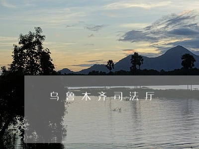 乌鲁木齐司法厅 乌鲁木齐司法厅