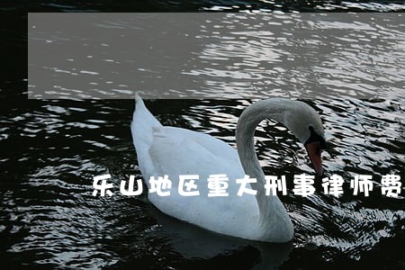 乐山地区重大刑事律师费用多少 乐山地区重大刑事律师费用多少