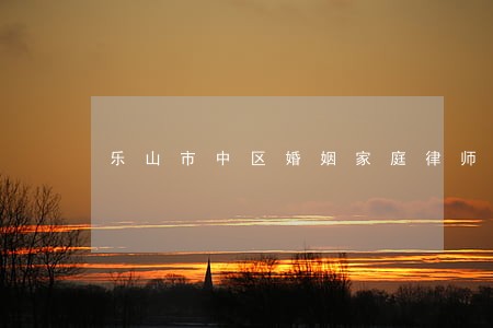 乐山市中区婚姻家庭律师费用多少 乐山市中区婚姻家庭律师费用多少
