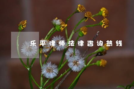 乐平律师法律咨询热线 乐平律师法律咨询热线