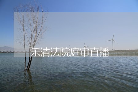 乐清法院庭审直播