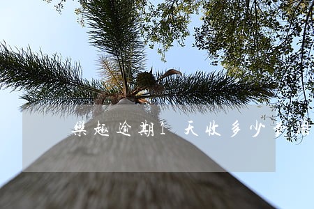 乐趣逾期1天收多少费用 乐趣逾期1天收多少费用