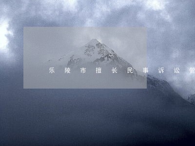 乐陵市擅长民事诉讼管辖纠纷律师 乐陵市擅长民事诉讼管辖纠纷律师