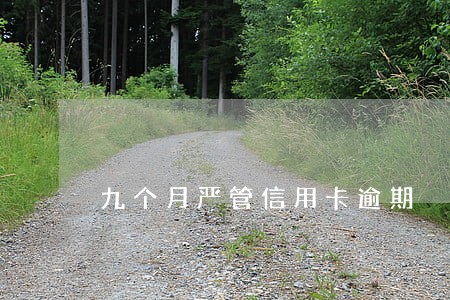 九个月严管信用卡逾期