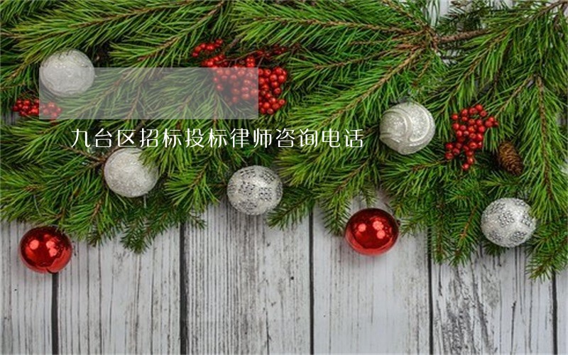 九台区招标投标律师咨询电话